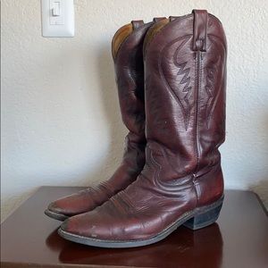 Vintage Amazonas Chestnut Western Cowboy Boots